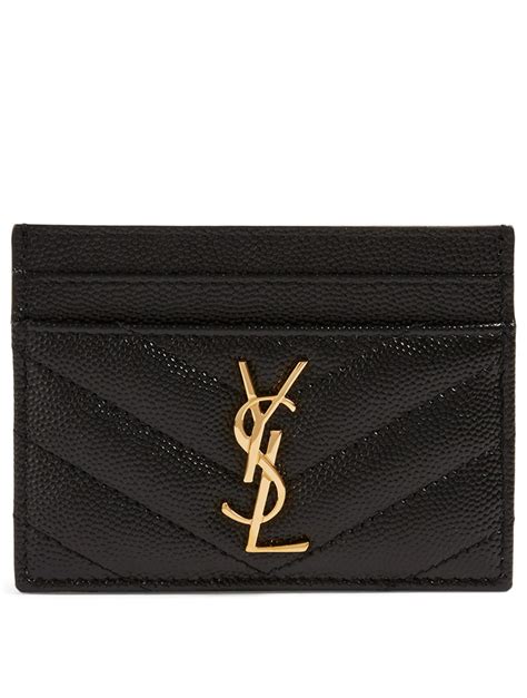 porta carta ysl|Saint Laurent Womens Cardholders .